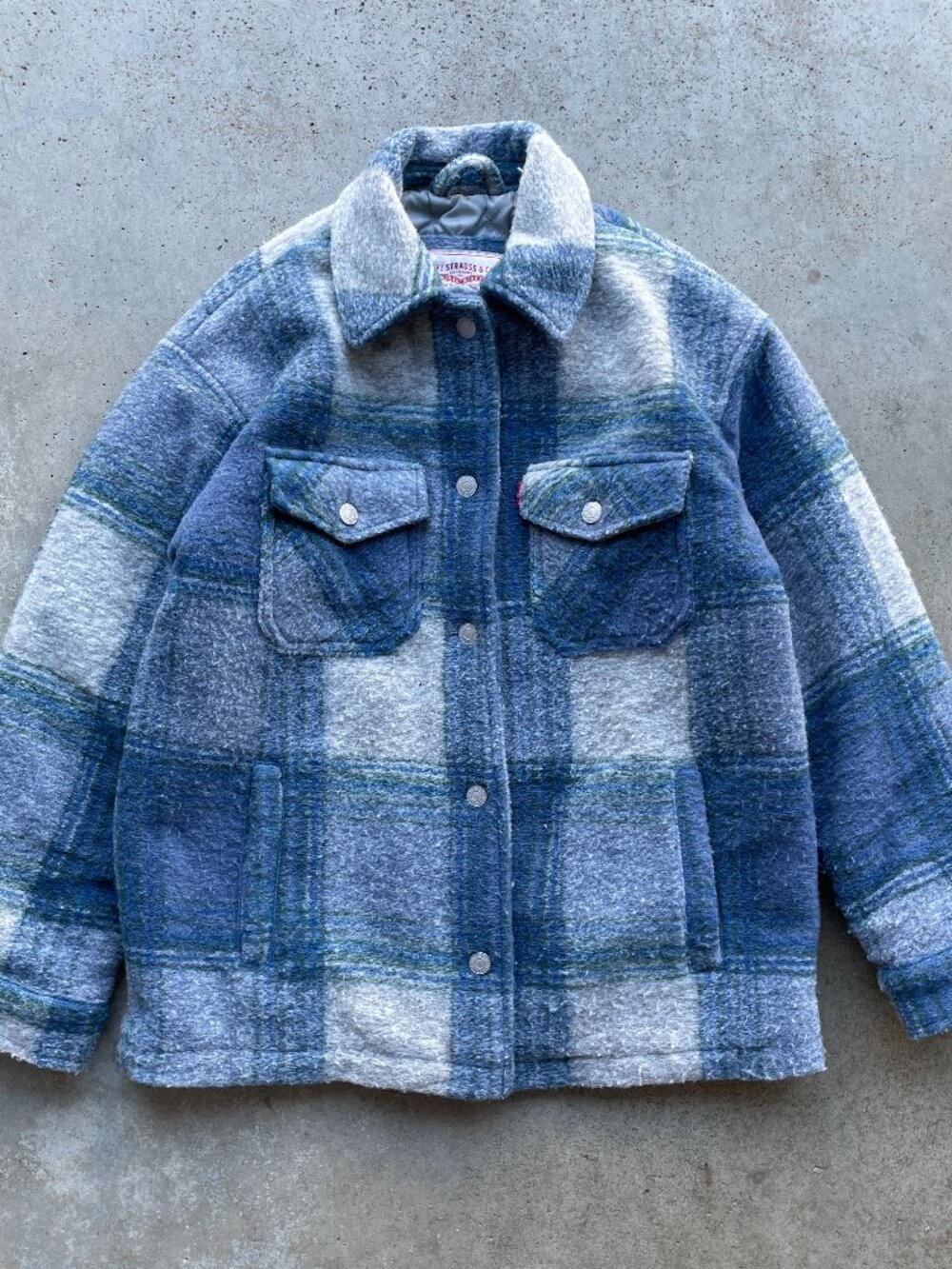 Levi’s Lined Plaid Trucker Jacket Men’s Size X-Small